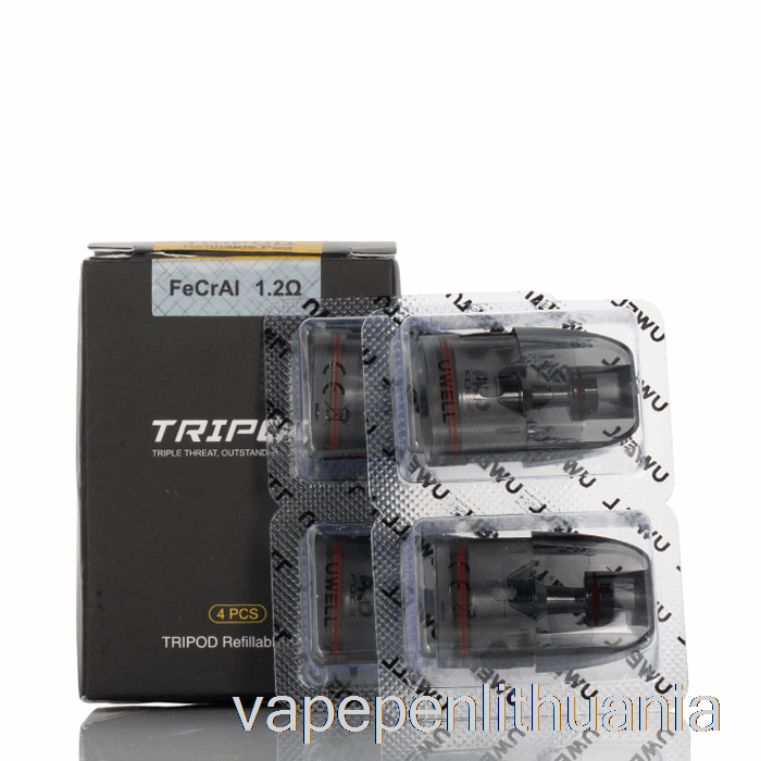 Uwell Trikojo Pakeitimo Ankštys 2ml Trikojo Pods Vape Skystis